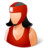 Sport Boxer Female Light Icon